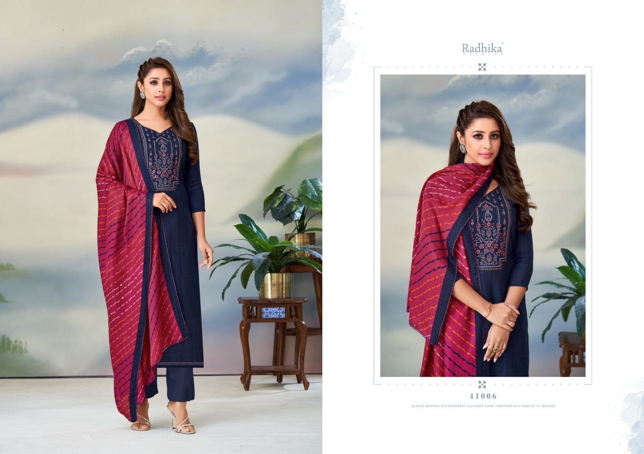 Radhika Sumyra Gulnaaz Pashmina Winter Wear Wholesale Dress Material Collection